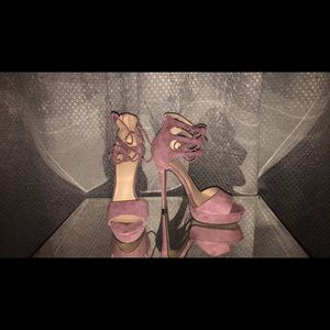 🏷 Purple Strappy Shoedazzle Heels 🛍